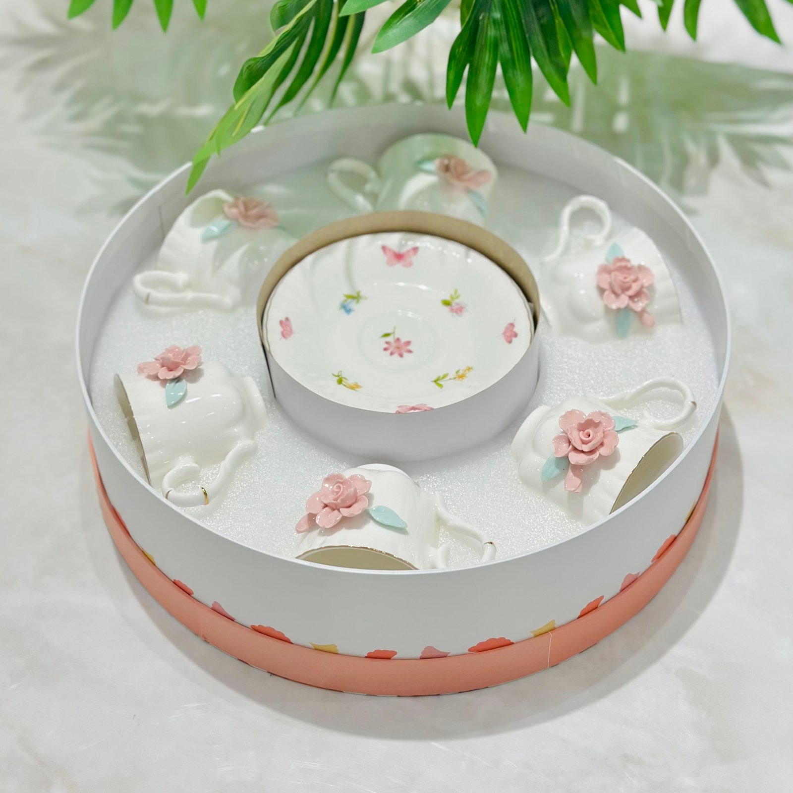 Service à café au turc fleuri – Image 2