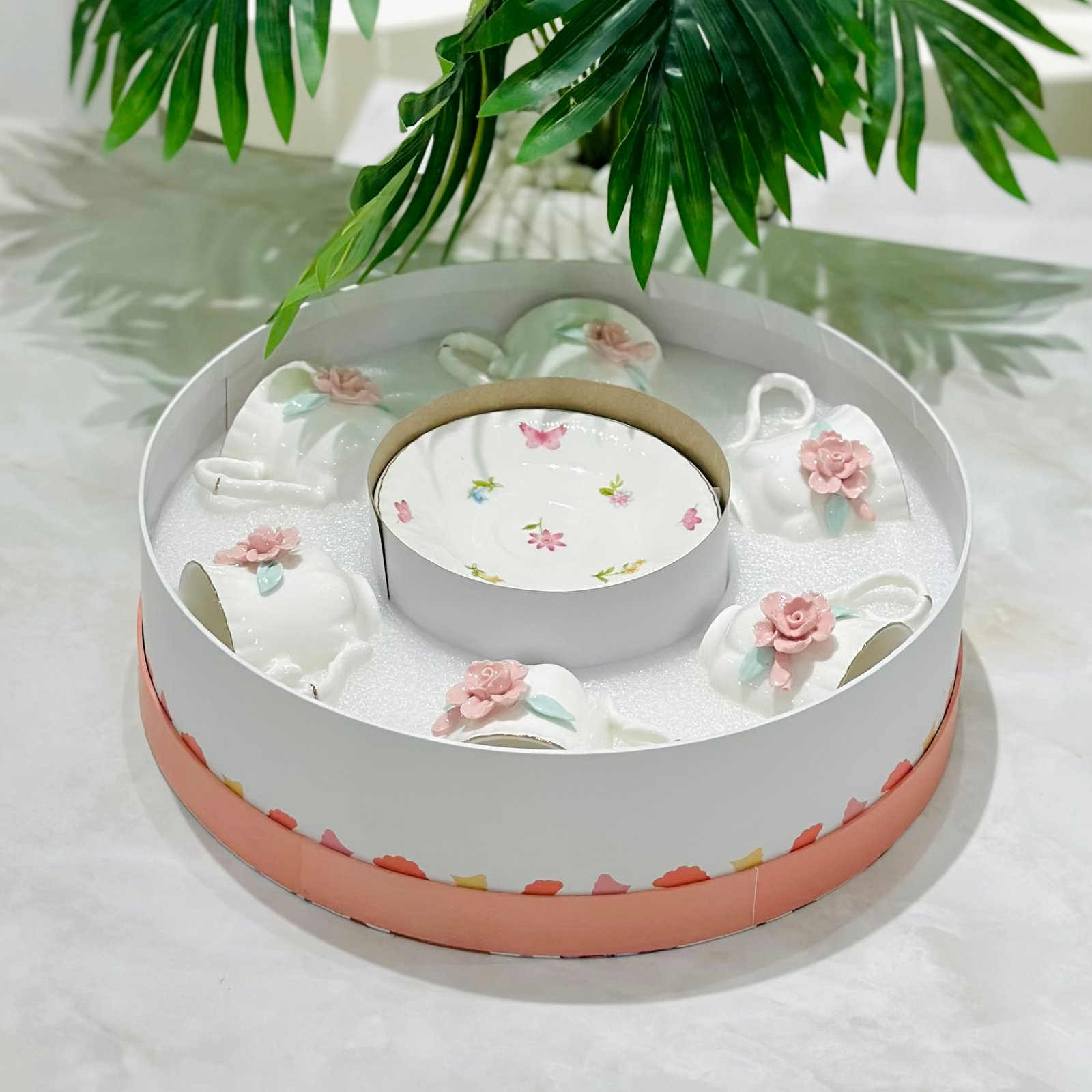 Service à café au turc fleuri – Image 3