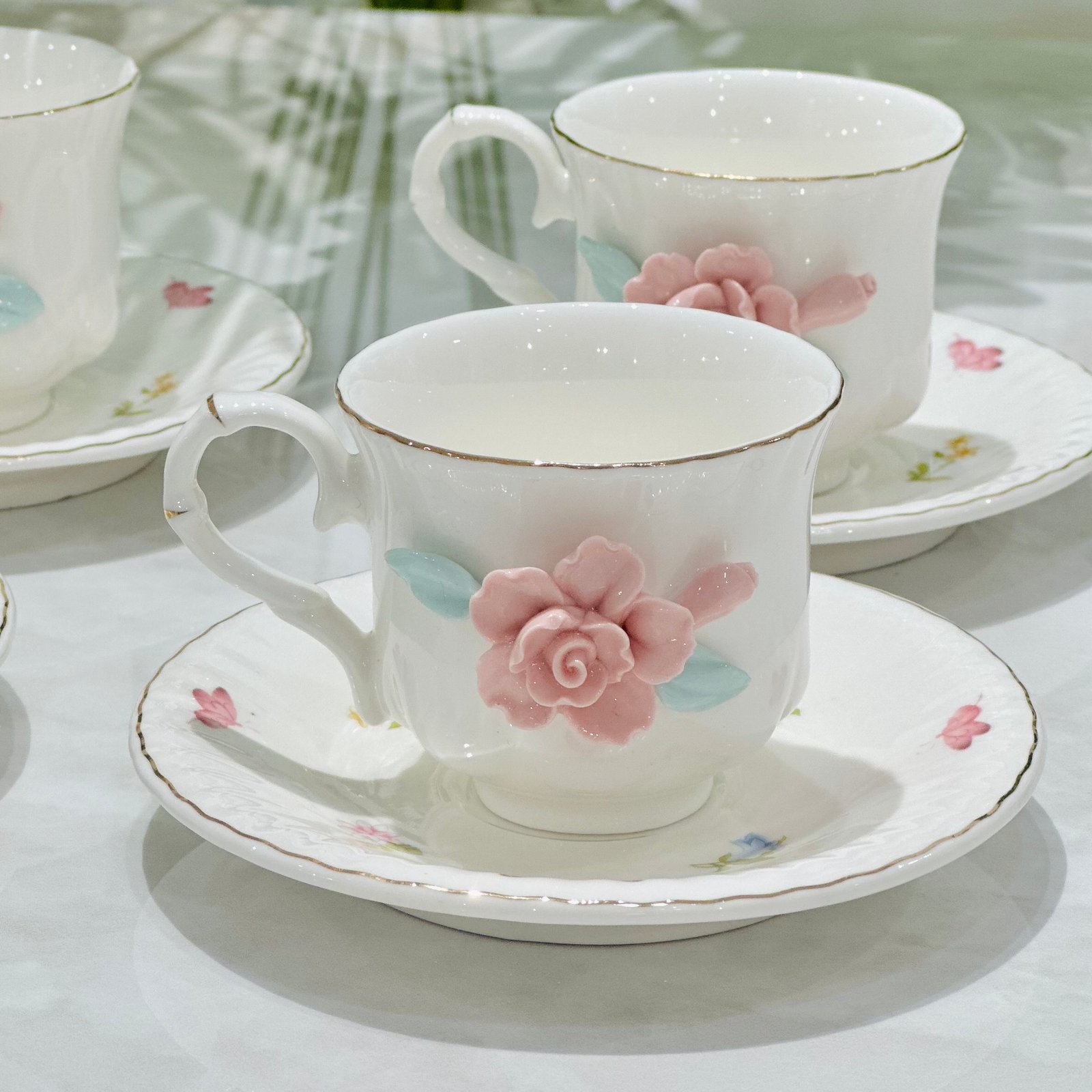 Service à café au turc fleuri – Image 5