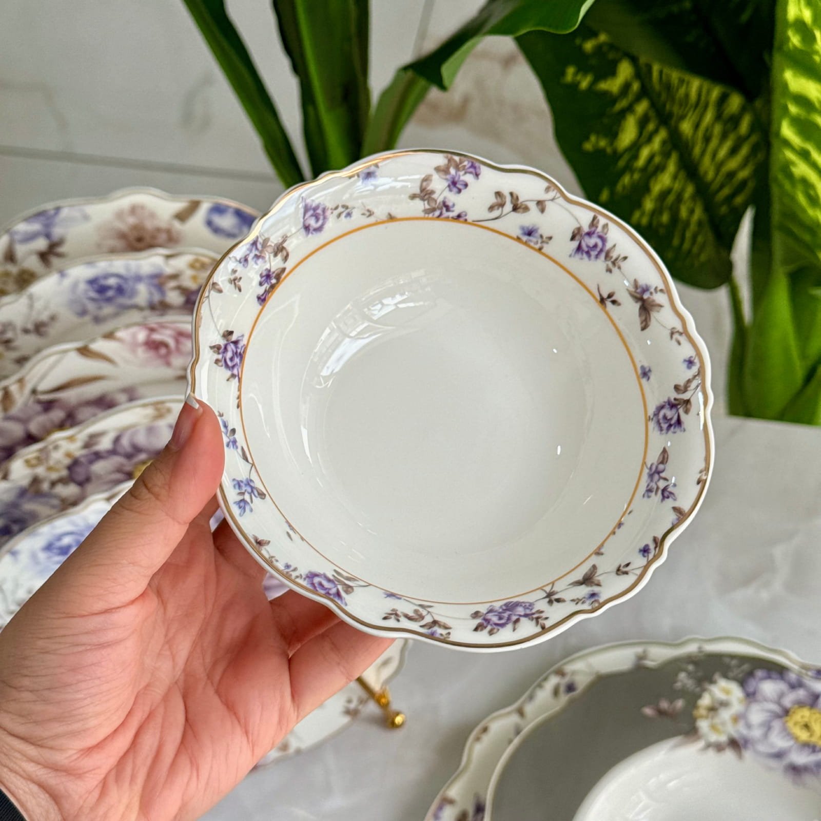 Service à table flower Violet – Image 5