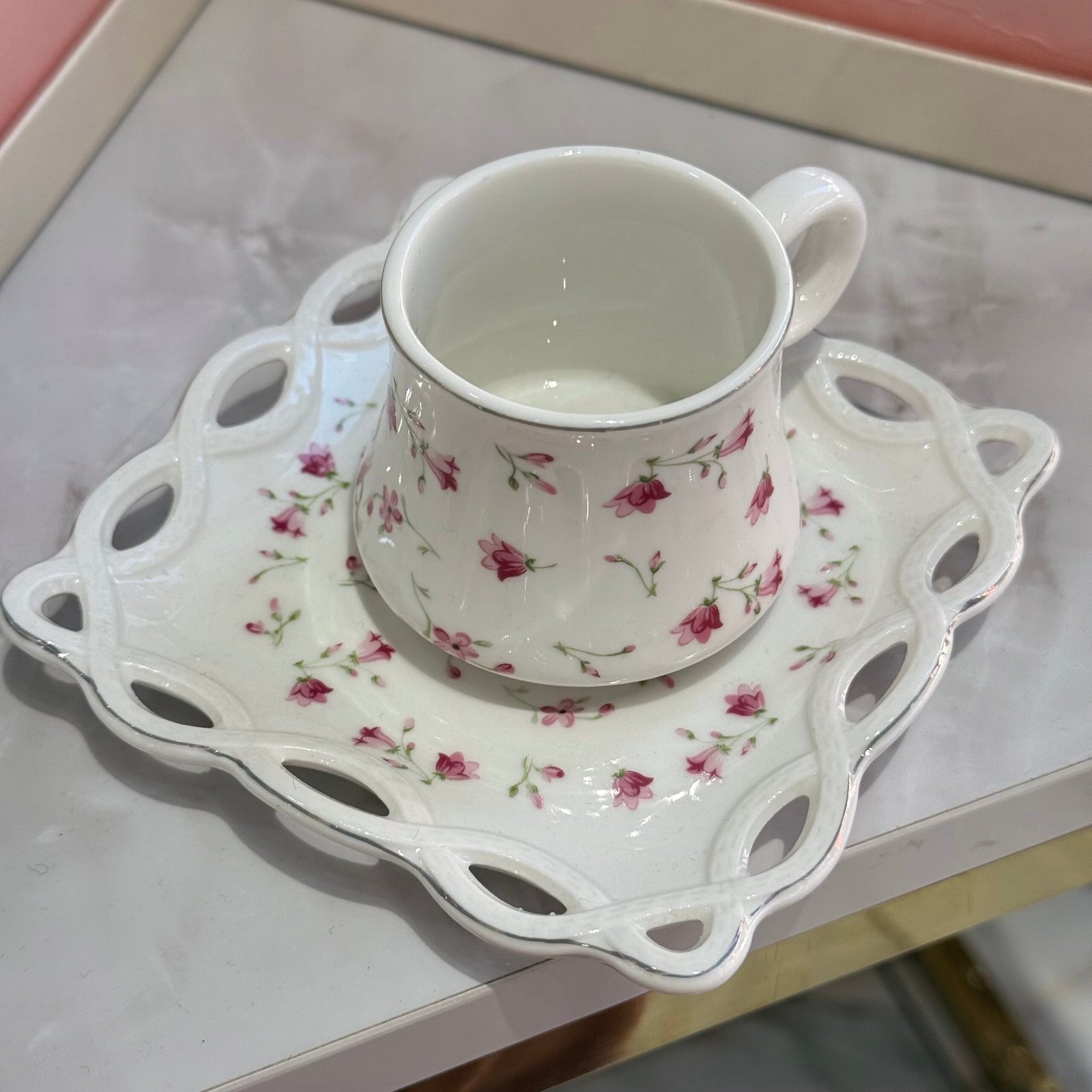 Service à Café Fleurie – Image 2