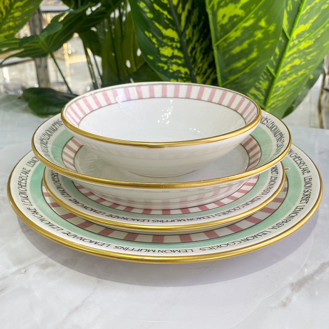 Service à table citron 24 pièces – Image 3