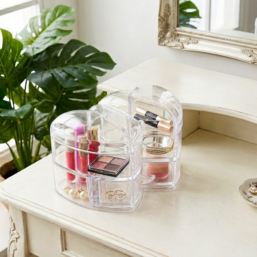 organisateur de maquillage et accessoires