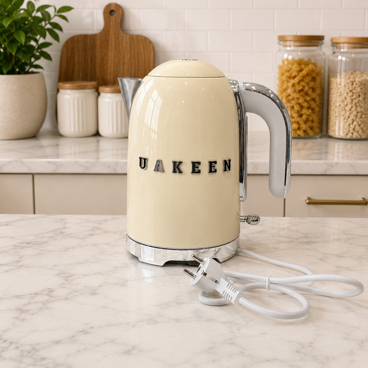 Bouilloire Électrique UAKEEN beige